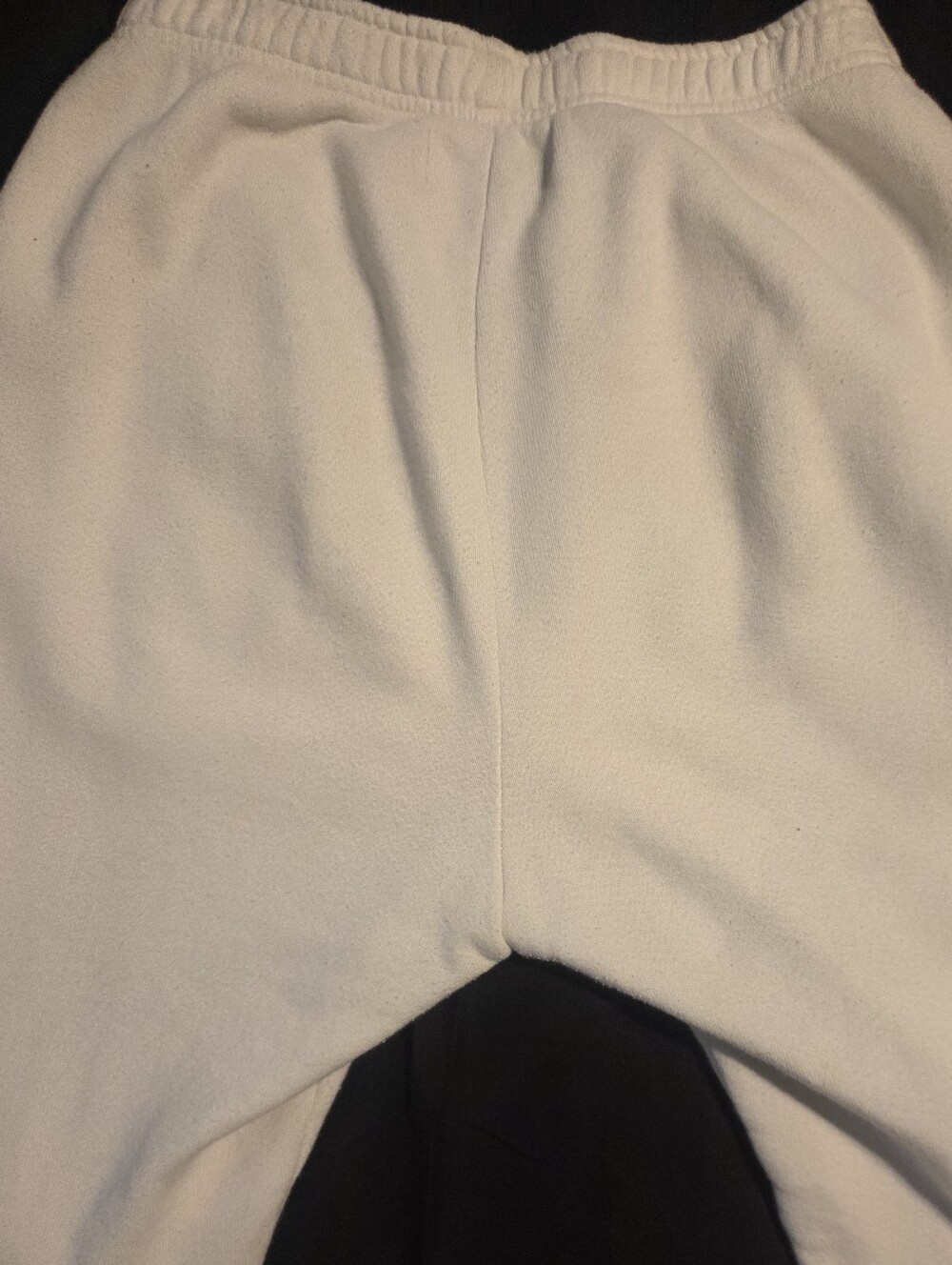 Darc Sport White Joggers with Black Flame Wolf Graphic - Picture 8 of 9